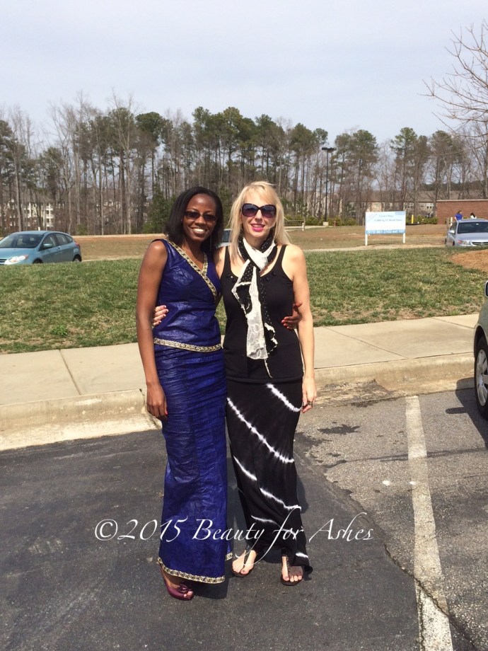 Maman et moi. Mars 2014