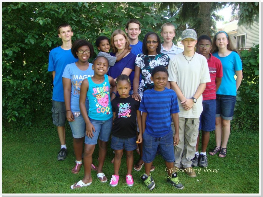 The Reeds & I, 07/04/2013. Their beautiful faces melt my heart, to this day.