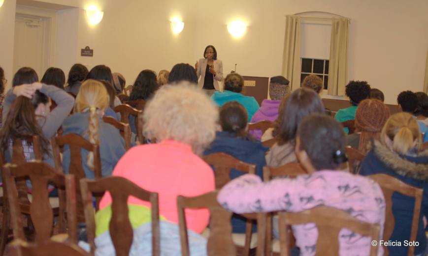 Speaking to Salem College Student about Forgiveness