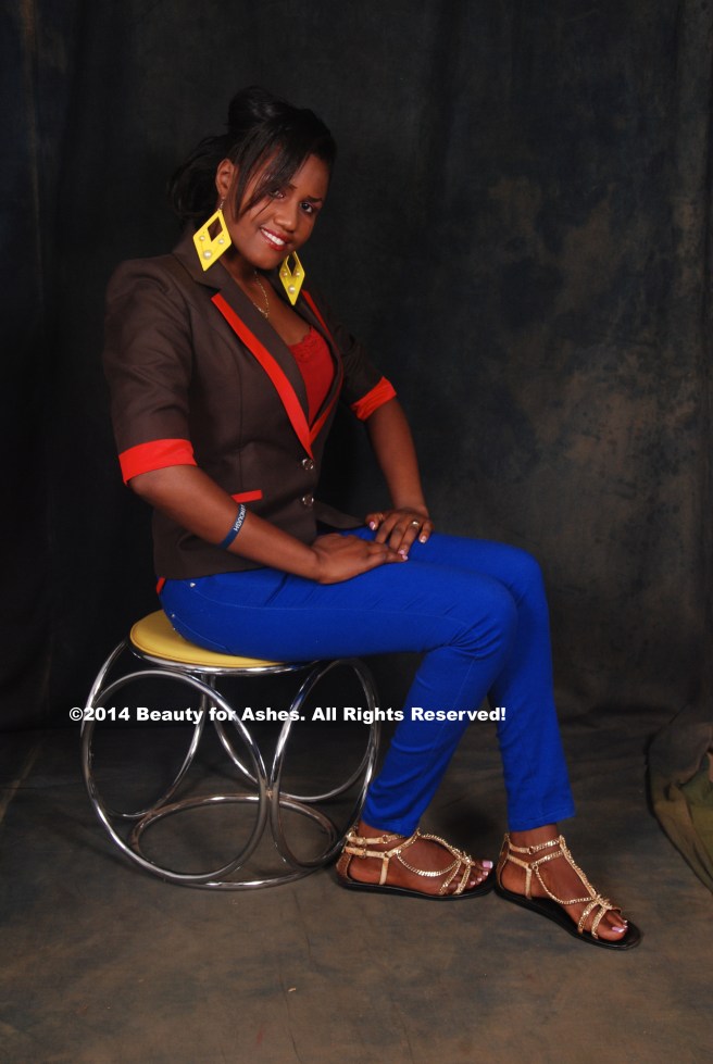 Very Stylist and Chic. She can easily be a model!