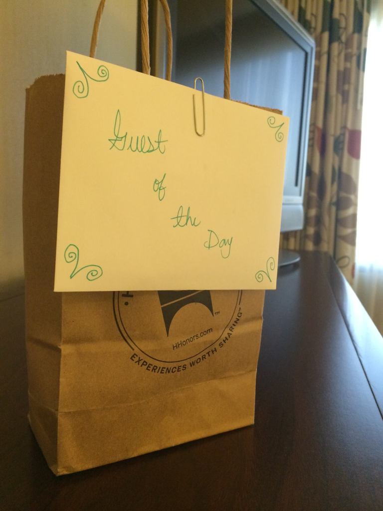 A Treat by Embassy Suites during one of my travels!