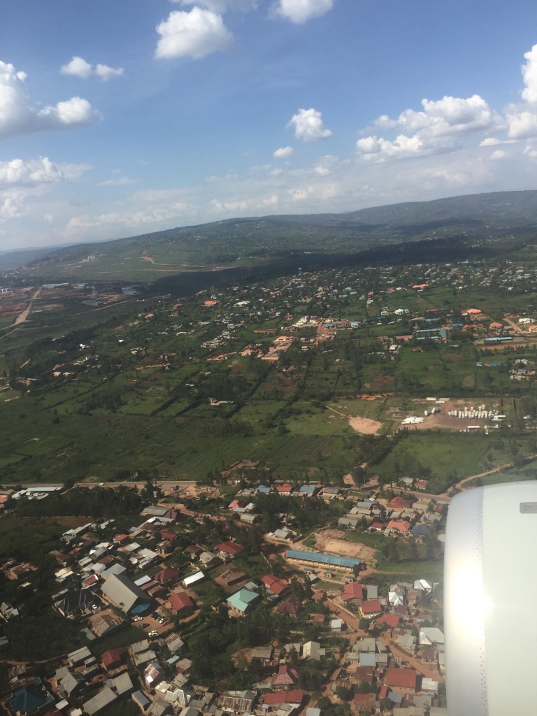 Descent into the Kigali International Airport, Kanombe